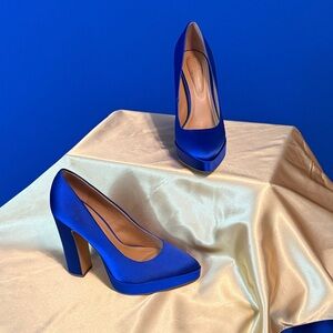 Jessica Simpson Vibrant Blue Heels